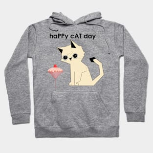 Happy Cat Day Hoodie